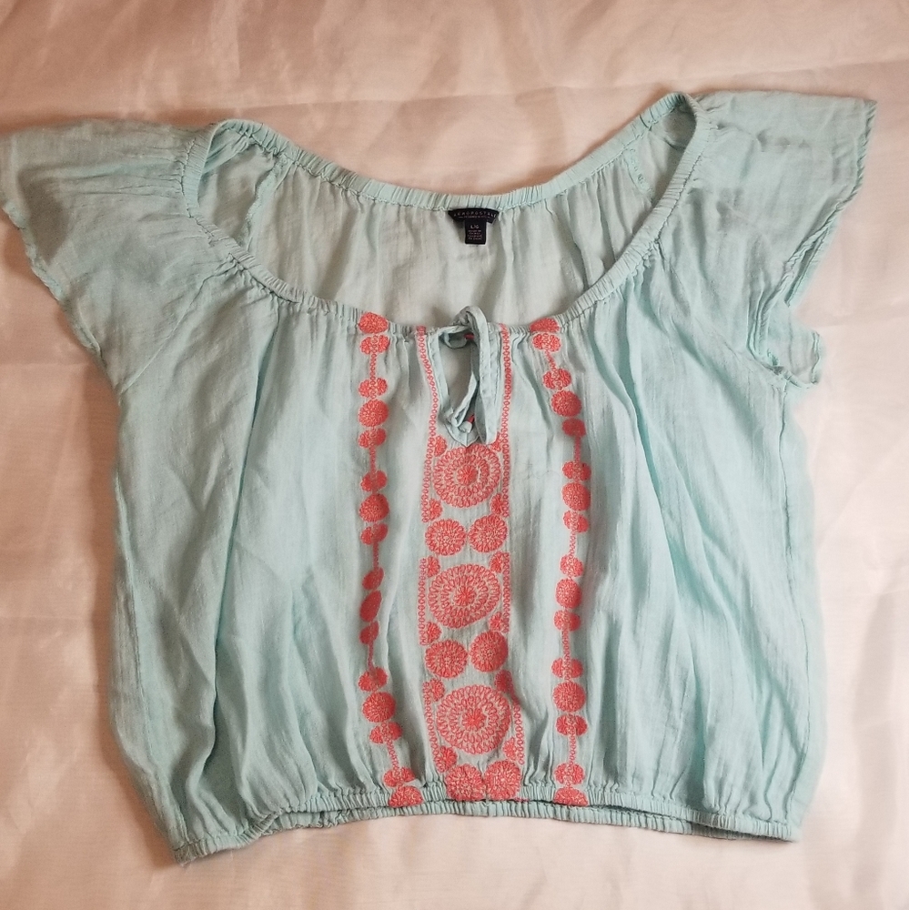 Peasant Crop Top